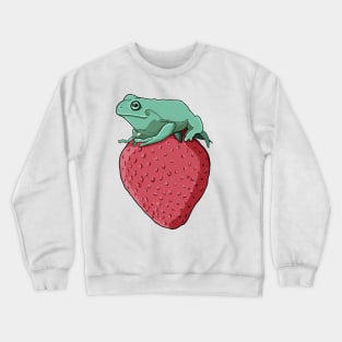 Strawberry Frog Crewneck Sweatshirt